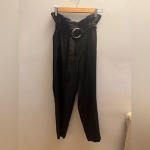 Express Women’s Size 8 Satin Belted Ankle Pants